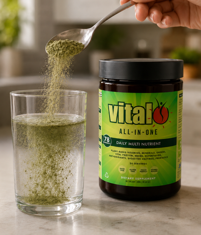 <strong>Add two teaspoons of Vital</strong>